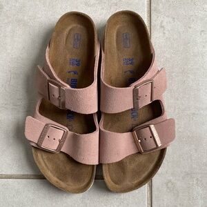 Birkenstock Arizona Sfb Suede Leather Sandal